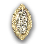 A1887 14K 3 DIAMOND SLIDE 